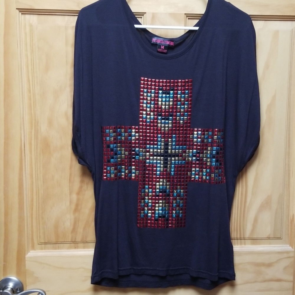 Rock and roll cowgirl shirt